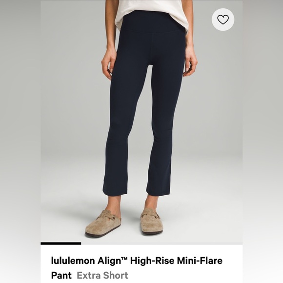 Lululemon Align high rise mine flare pant extra short - Picture 1 of 4